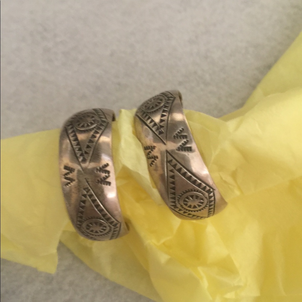 OLD PAWN NAVAJO EARRINGS